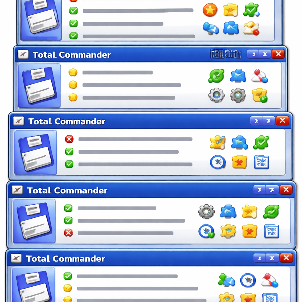 Total Commander 11.03 版本功能对照